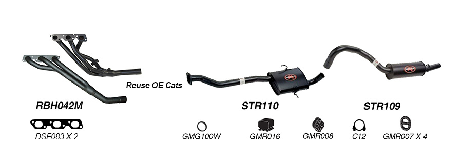 Redback Exhaust System for Holden Commodore (04/1995 - 12/2000) image