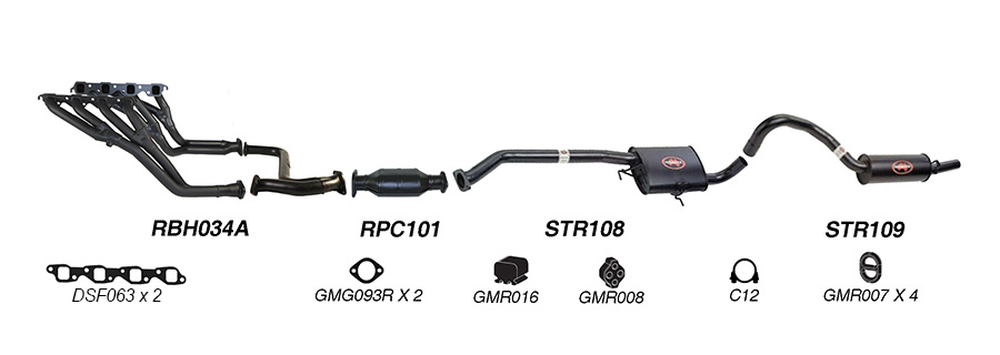 Redback Exhaust System for Holden Commodore (01/1988 - 2000) image