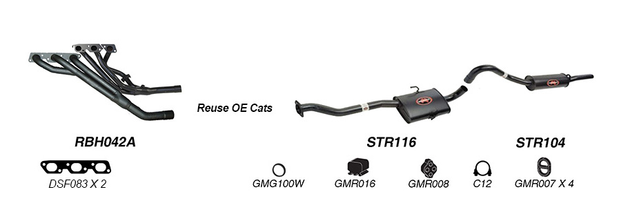Redback Exhaust System for Holden Commodore (04/1995 - 1997), Calais (04/1995 - 1997) image