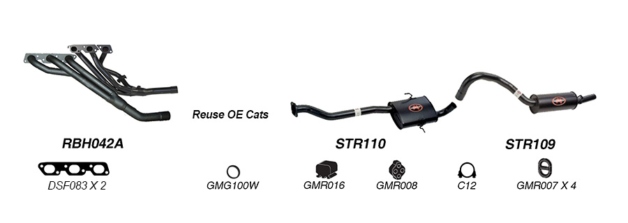 Redback Exhaust System for Holden Commodore (04/1995 - 12/2000) image