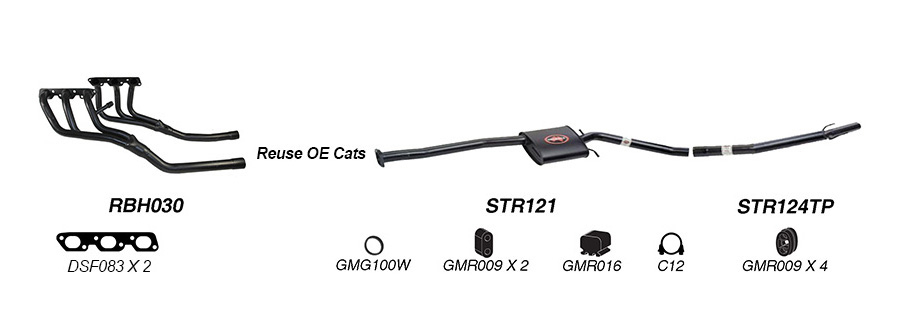 Redback Exhaust System for Holden Statesman (06/1999 - 2004), Caprice (06/1999 - 07/2004) image