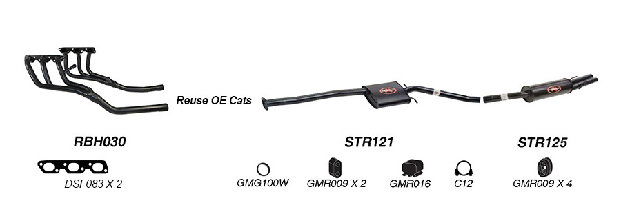 Redback Exhaust System for Holden Statesman (06/1999 - 2004), Caprice (06/1999 - 07/2004) image