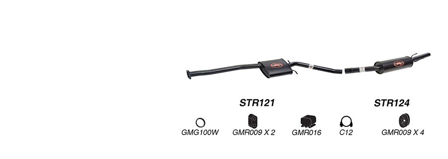 Redback Exhaust System for Holden Commodore (09/1997 - 08/2004), Statesman (06/1999 - 07/2004), Caprice (06/1999 - 07/2004) image