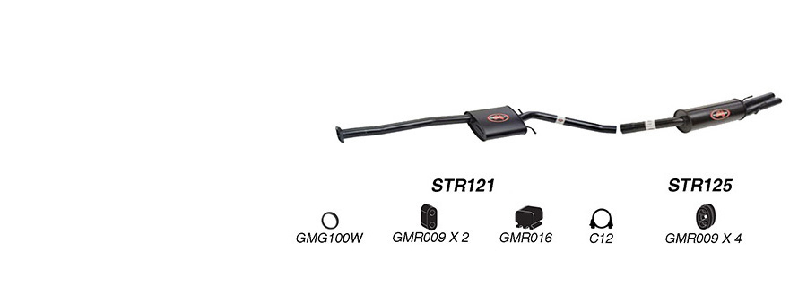 Redback Exhaust System for Holden Commodore (09/1997 - 08/2004), Statesman (06/1999 - 2004), Caprice (06/1999 - 07/2004) image