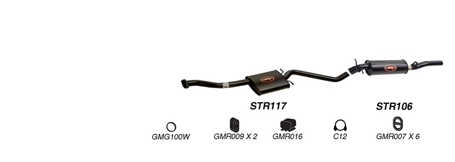 Redback Exhaust System for Holden Calais (04/1995 - 08/1997), Commodore (04/1995 - 1997) image