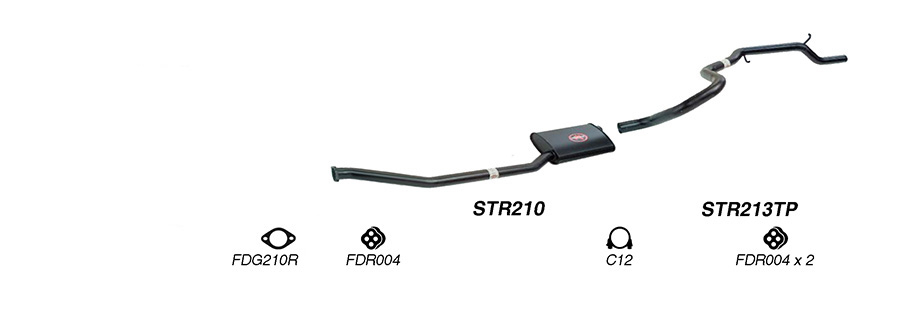 Redback Exhaust System for Ford Falcon (03/1992 - 09/2002), Fairmont (01/1992 - 09/2002) image