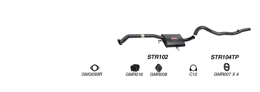 Redback Exhaust System for Holden Commodore (08/1988 - 08/1997), Calais (08/1988 - 1997) image