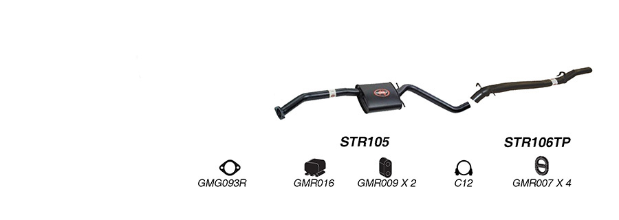Redback Exhaust System for Holden Calais (09/1991 - 09/1997), Commodore (09/1991 - 08/1997) image