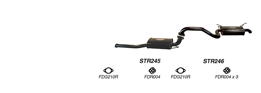 Redback Exhaust System for Ford Falcon (01/2002 - 04/2008), Fairmont (01/2002 - 04/2008) image