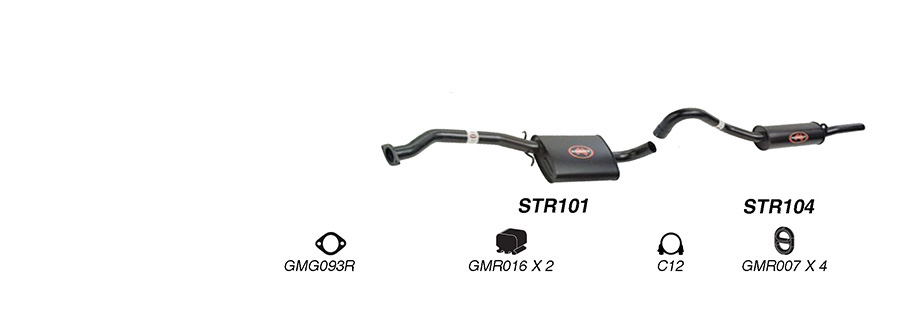 Redback Exhaust System for Holden Commodore (03/1986 - 1988), Calais (03/1986 - 1988) image