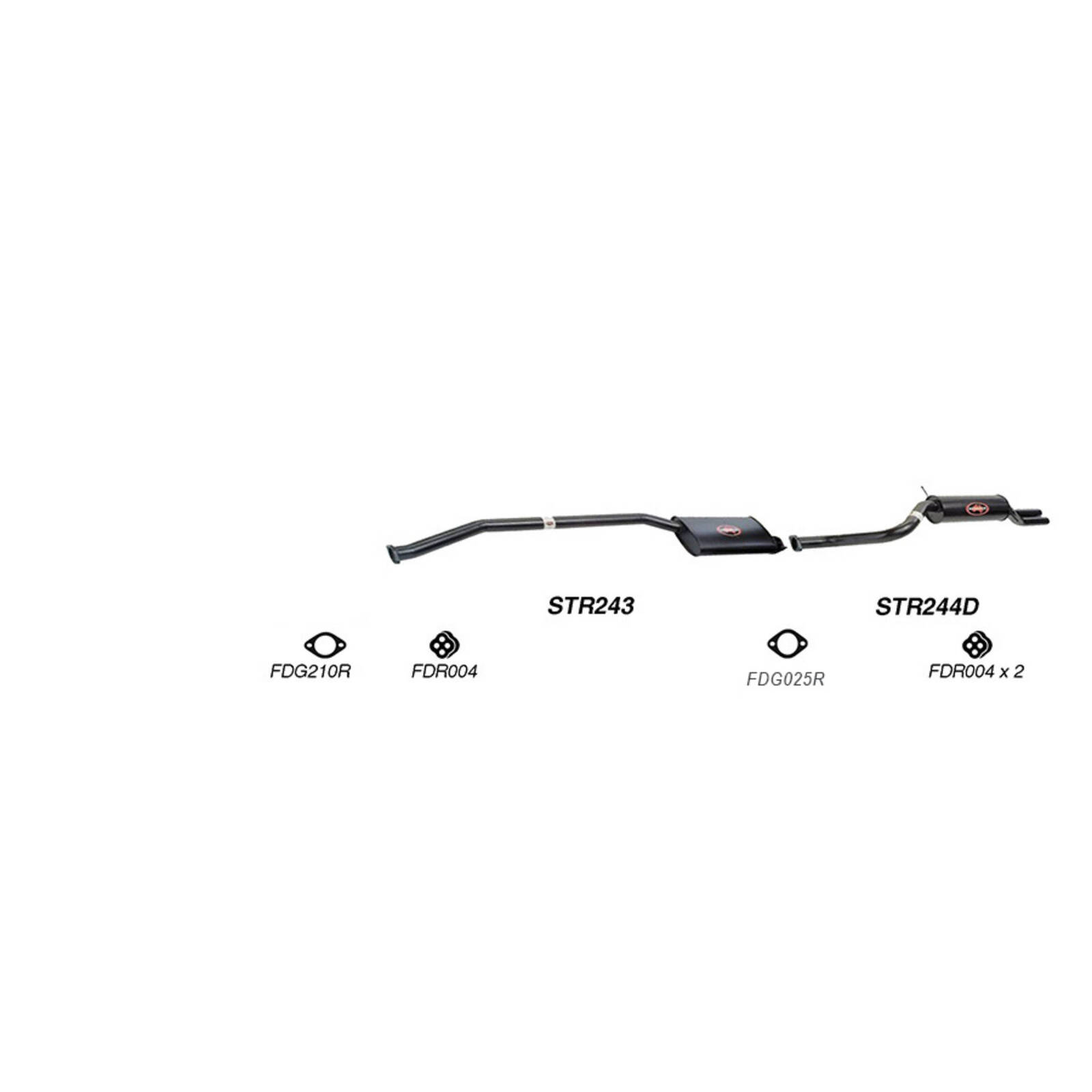 Redback Exhaust System for Ford Falcon (07/1998 - 09/2002) image