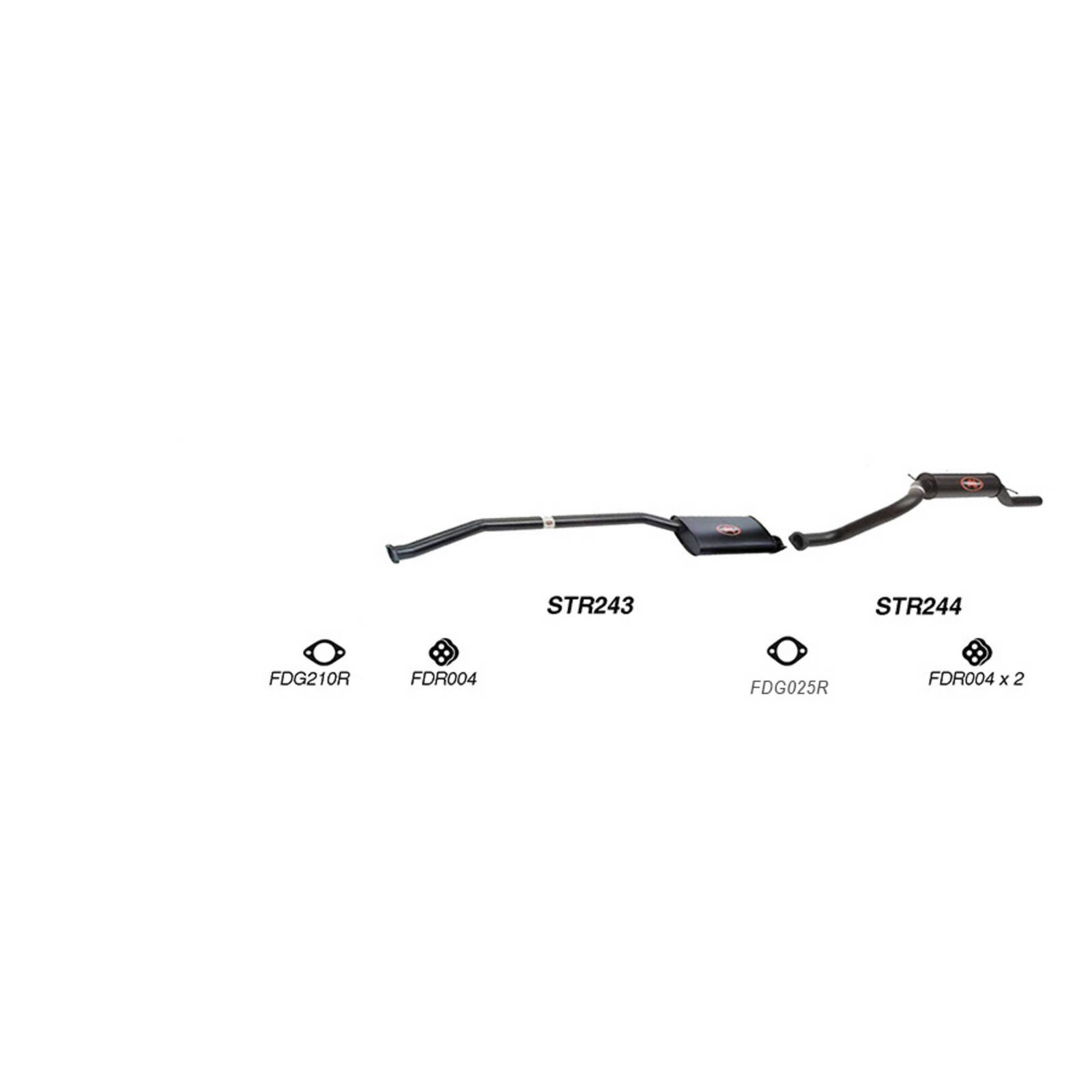 Redback Exhaust System for Ford Falcon (07/1998 - 09/2002) image