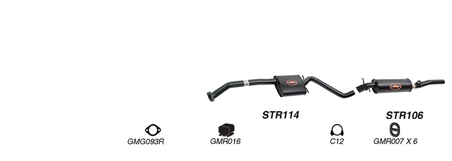 Redback Exhaust System for Holden Statesman (04/1990 - 1995), Caprice (03/1994 - 1995) image