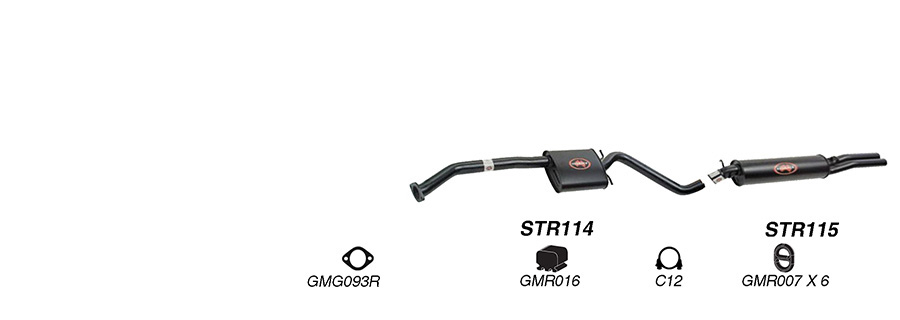 Redback Exhaust System for Holden Caprice (03/1990 - 1999), Statesman (03/1990 - 1999) image