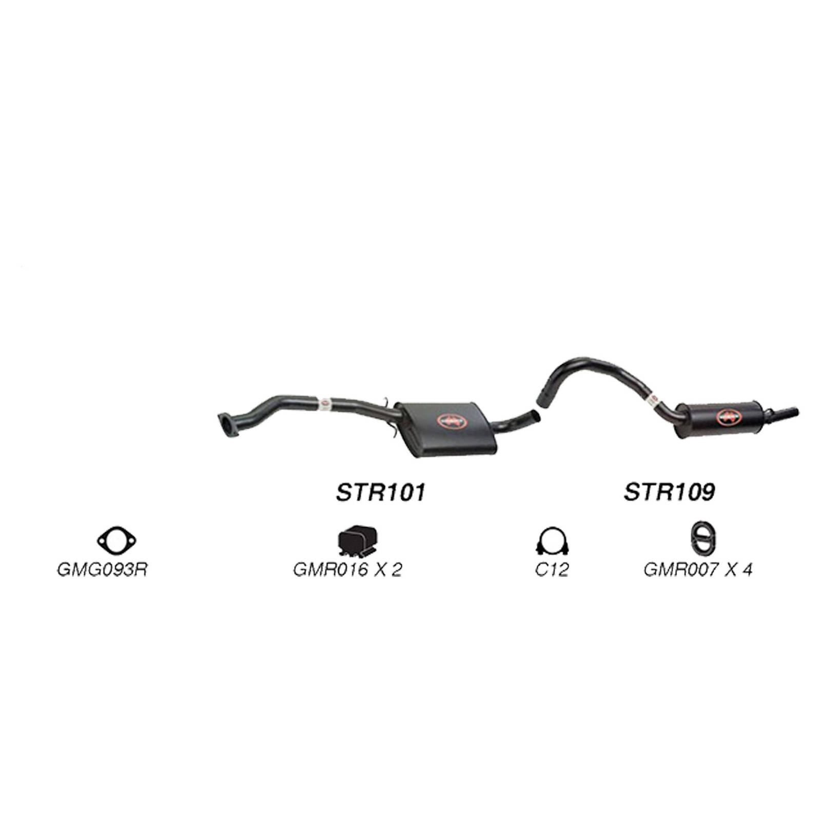 Redback Exhaust System for Holden Calais (03/1988 - 08/1988), Commodore (10/1986 - 1988) image