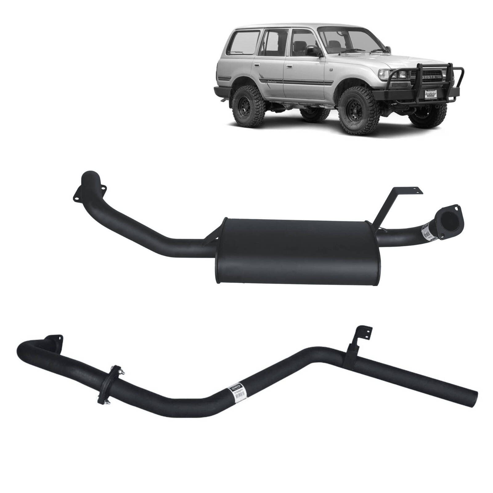 Redback Performance Exhaust for Toyota Landcruiser 80 Series Wagon 4.2L 1HZ & 4.5L FZ image