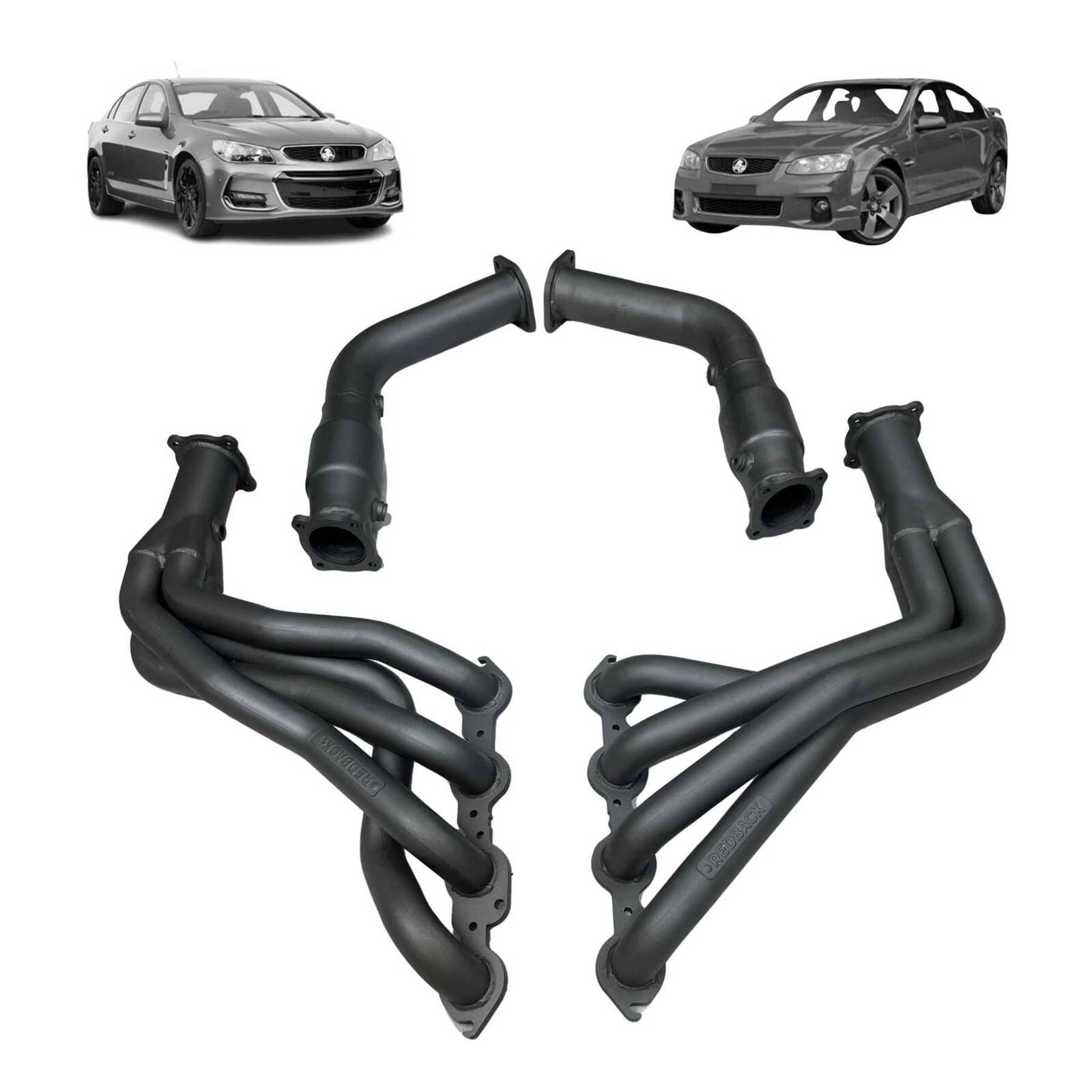 Extractors and Cats for Holden Commodore VE VF V8 Extractors 1 7/8" Primaries 3" Outlet image