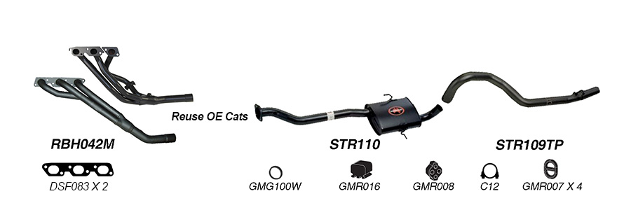 Redback Exhaust System for Holden Commodore (04/1995 - 2000) image