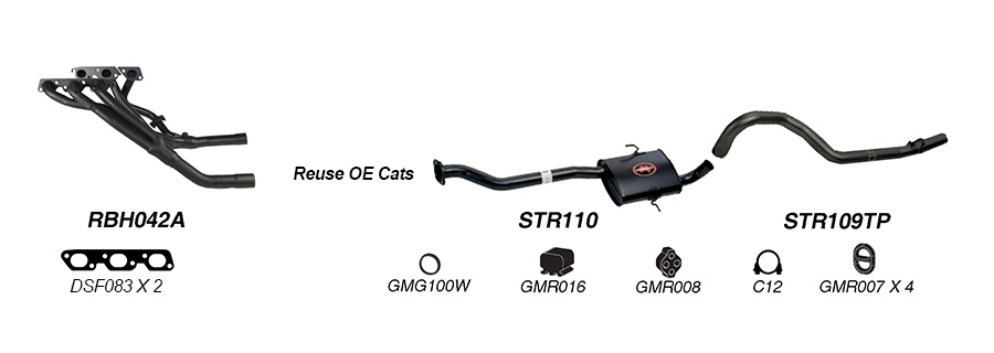 Redback Exhaust System for Holden Commodore (04/1995 - 12/2000) image
