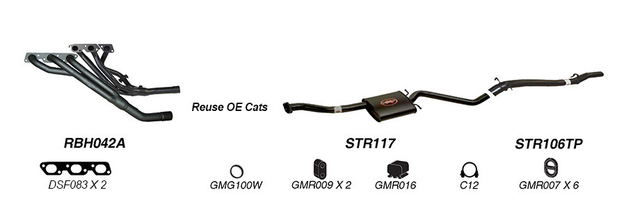 Redback Exhaust System for Holden Commodore (04/1995 - 08/1997), Calais (04/1995 - 1997) image