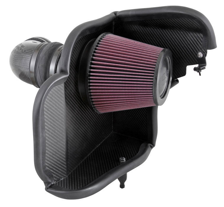 Cold Air Intake - High-Flow, Roto-Mold Tube - Carbon Fiber, Chev. Camaro Zl1 V8-6.2L image