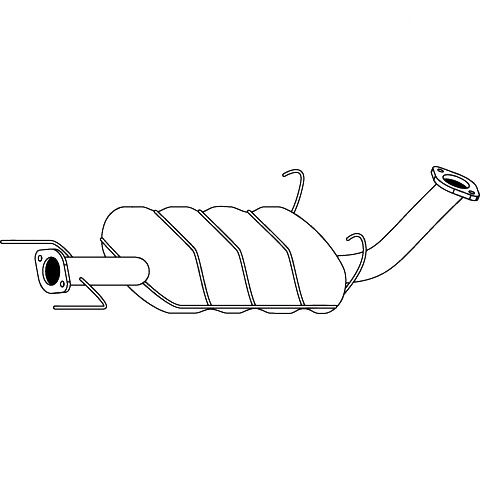 Redback Muffler for Hyundai Terracan (12/2001 - 01/2007) image