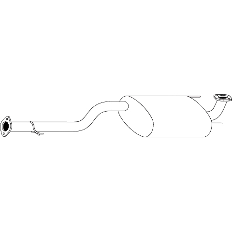 Redback Mufflers Bolt On for Toyota Hilux (01/2005 - 09/2015) image