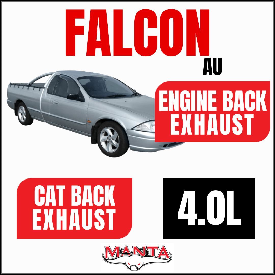 Manta Performance Exhaust for AU Falcon 6 Cylinder Ute 2.5"