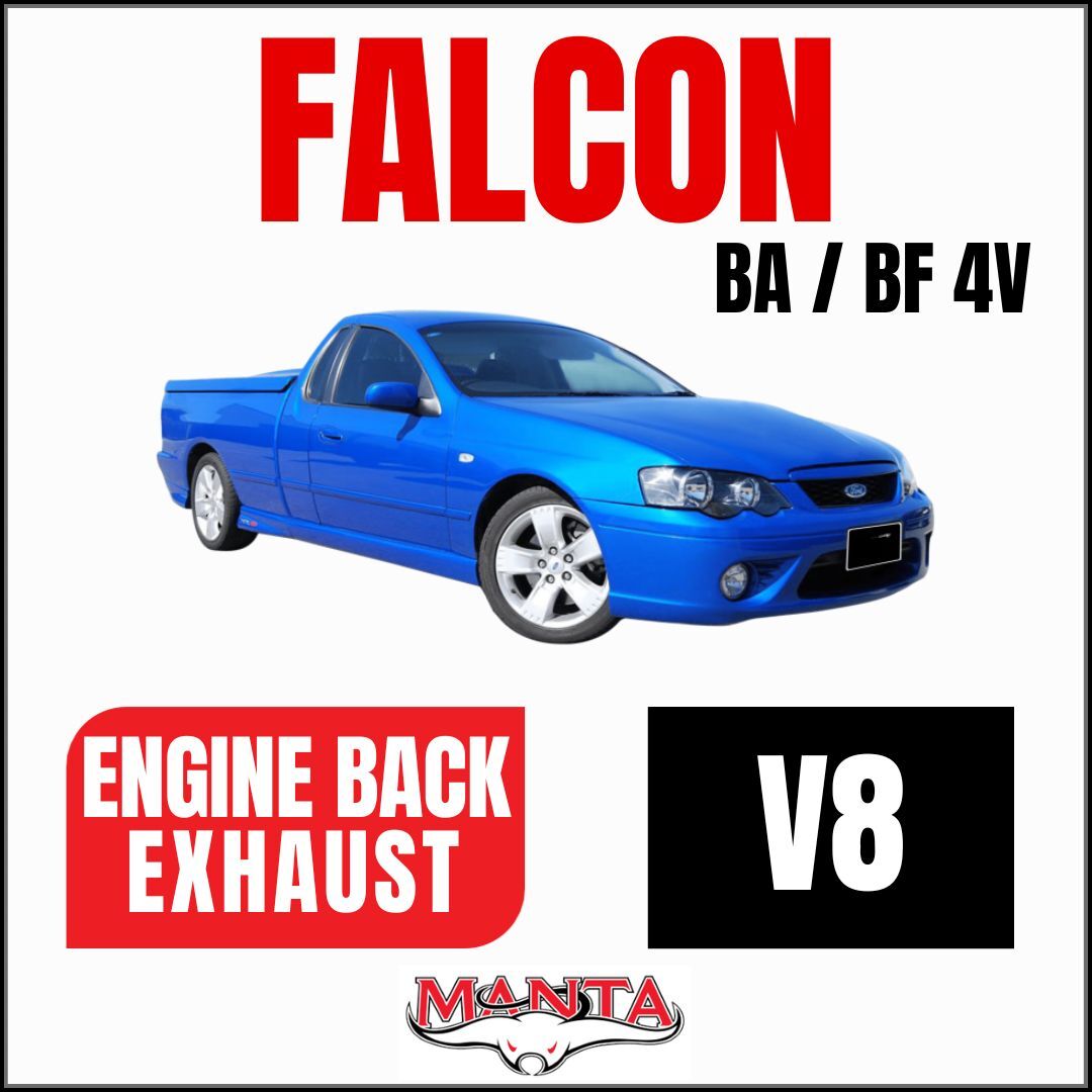 Manta Exhaust Kit to suit Ford Falcon BA BF V8 4V Ute
