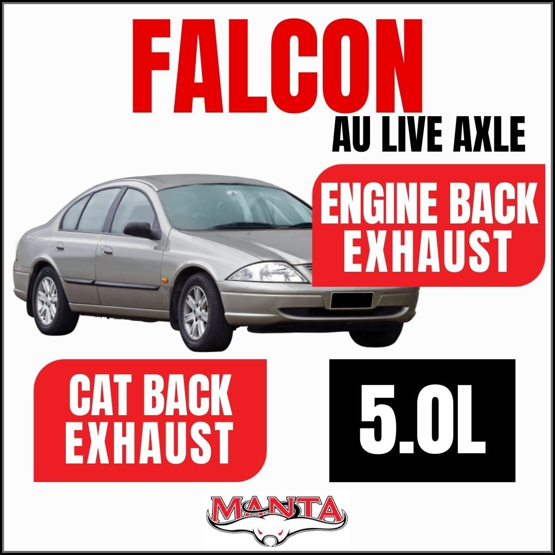 Manta Exhaust to suit Falcon AU V8 Live Axle Sedan