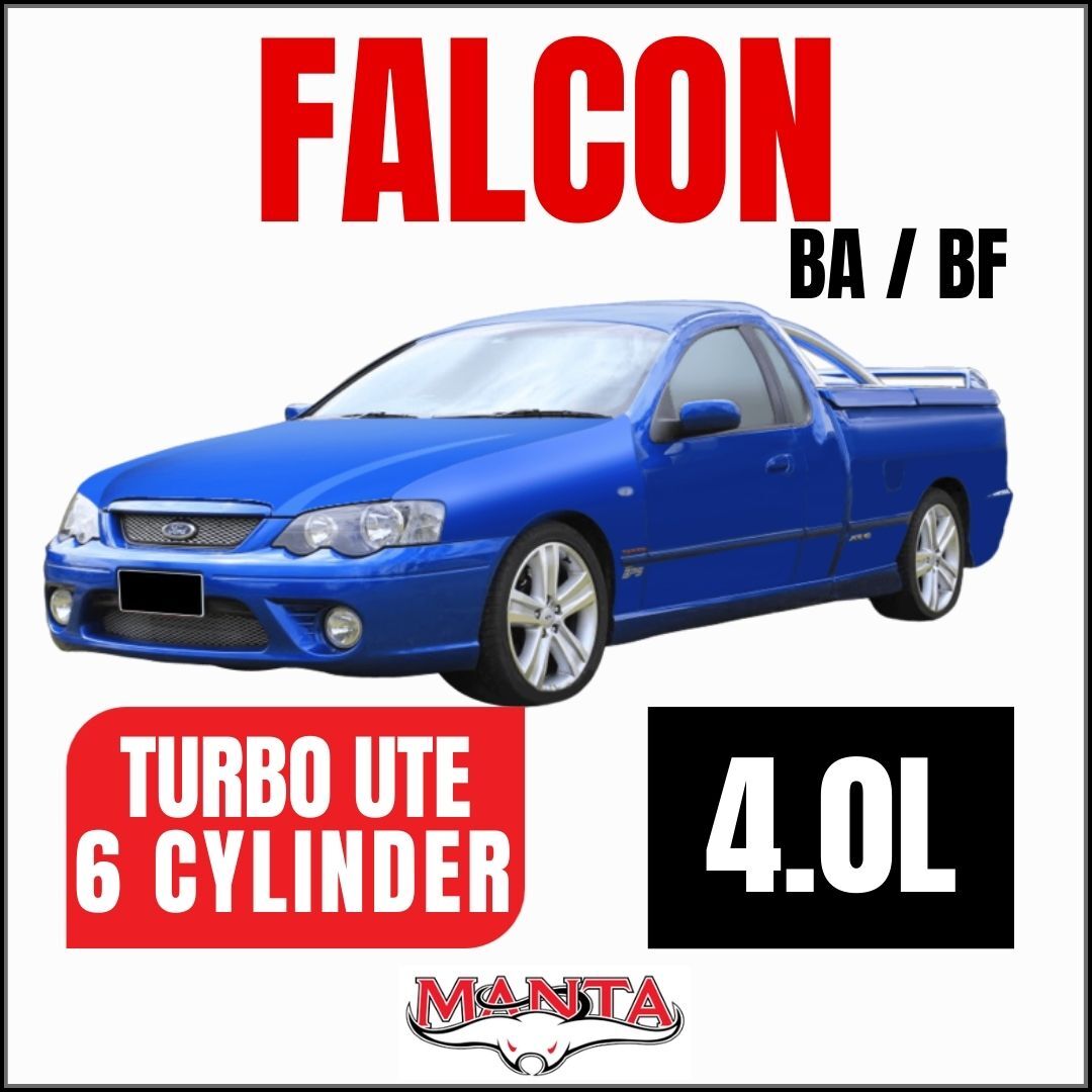 Manta Exhaust to suit Ford & FPV BA BF XR6 Turbo Ute