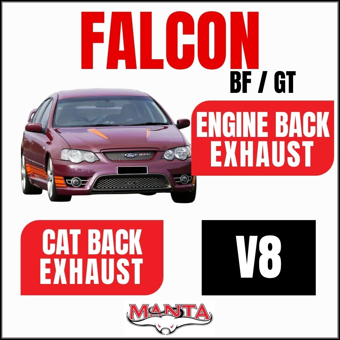 Manta Exhaust to suit FPV BF GT V8 Sedan BOSS 5.4L