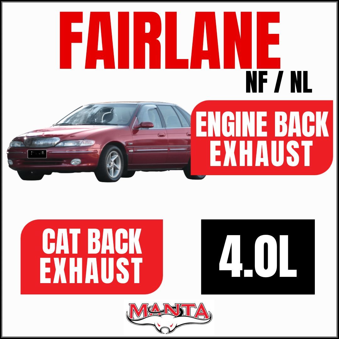 Manta Exhaust to suit Ford NF/NL Fairlane & LTD 4.0L 6 Cylinder