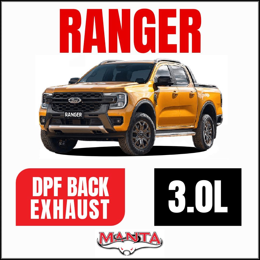 Manta Ford Ranger Next Gen T6.2 V6 3" & 4" DPF Back Exhausts image