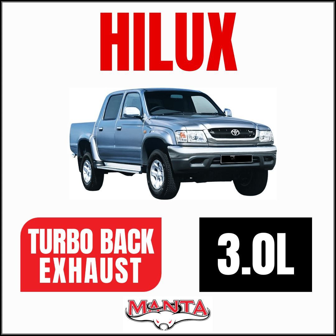 Manta Toyota Hilux KZN165R 3.0L TD Exhausts image