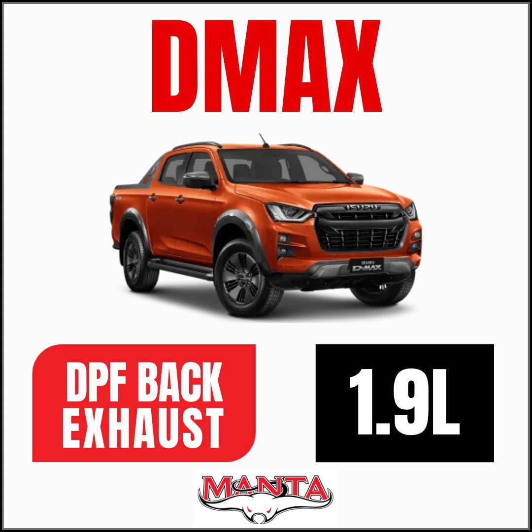 Manta Isuzu DMAX 1.9L DPF Back Exhausts image