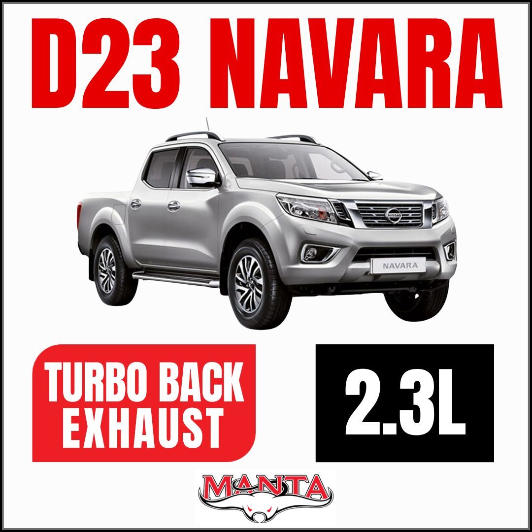 Manta Nissan Navara NP300 3in Turbo Back Exhaust Systems image