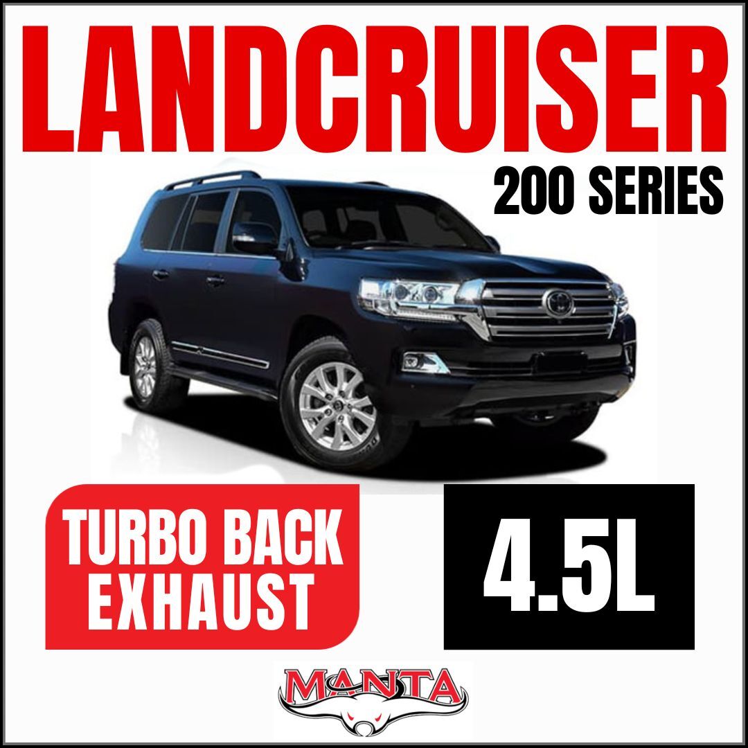 Manta Toyota Landcruiser VDJ200 Series Turbo Back Exhaust