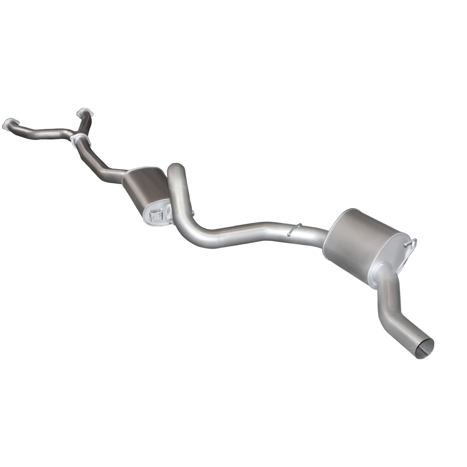 Manta Ford Falcon EA - AU V8 Sedan 3in CatBack Muffler/Muffler Aluminised Steel image
