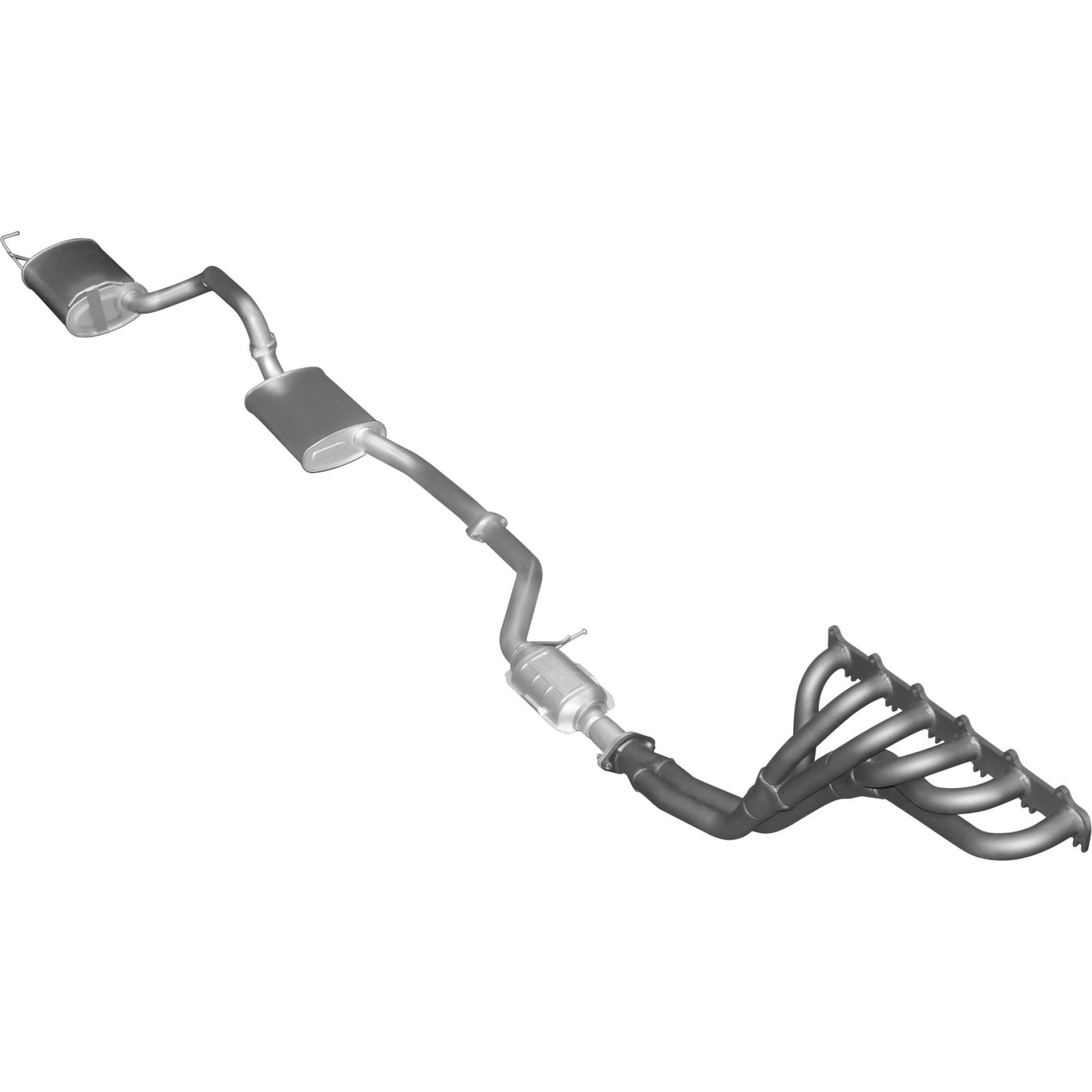 Manta Ford Falcon BA BF 6 Cylinder Sedan Full System Muffler/Muffler Aluminised Steel image