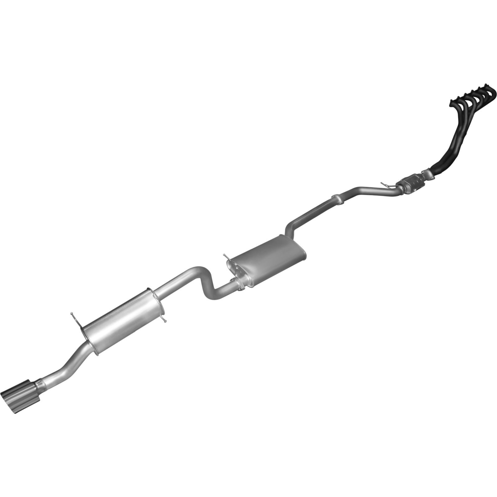 Manta Ford Falcon BA BF 6 Cylinder XR6 Ute Full System Muffler/Muffler Aluminised Steel image