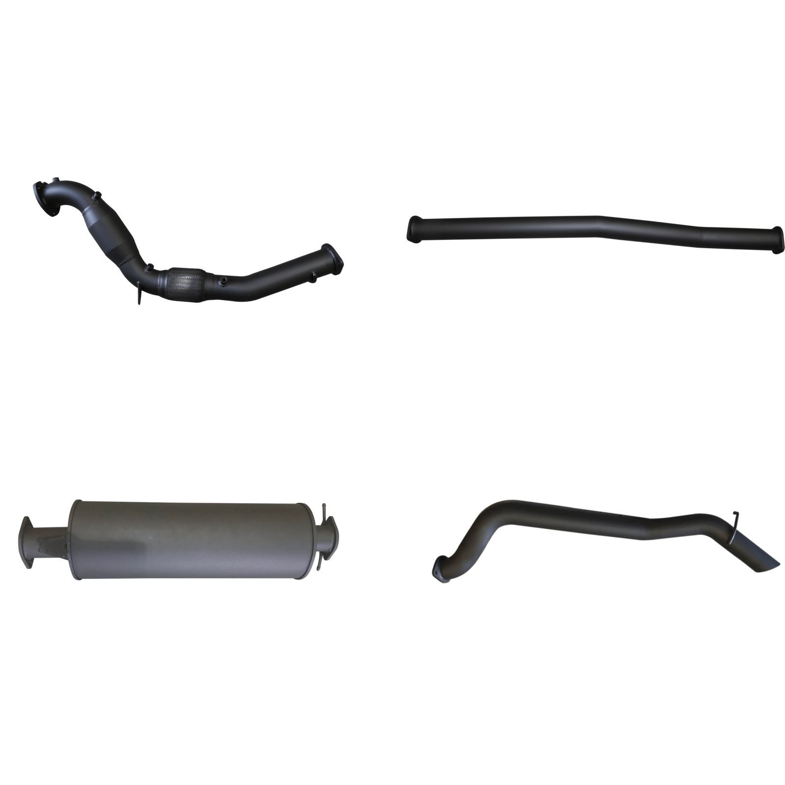 Manta Ford PX2 Ranger 3.2L Turbo Back With Cat Aluminised Steel image