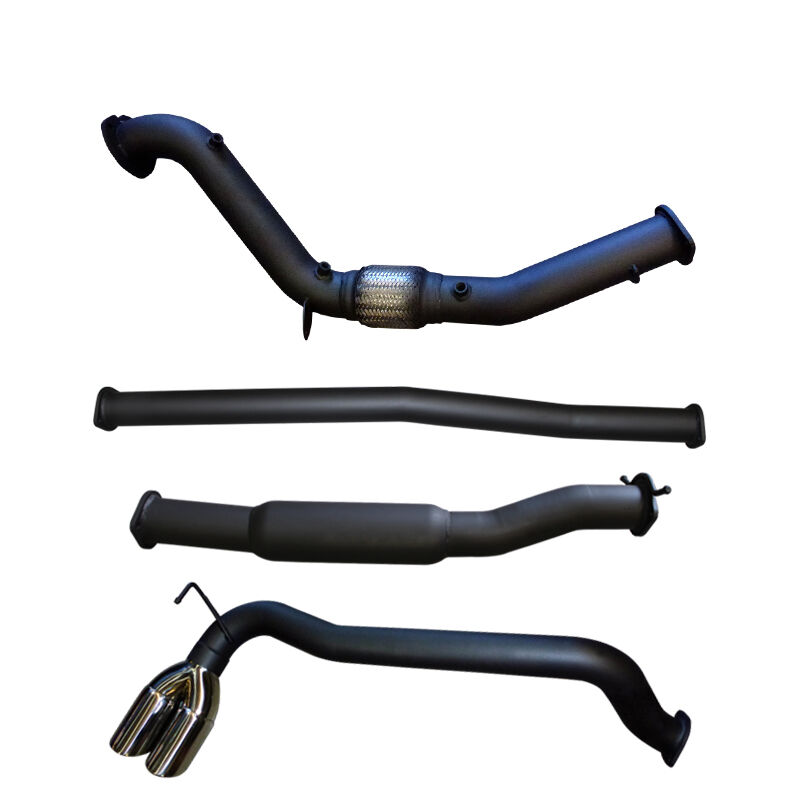 Manta Ford PX2 Ranger 3.2L Turbo Back Without Cat, Hotdog Twin Tip Side Exit Aluminised Steel image