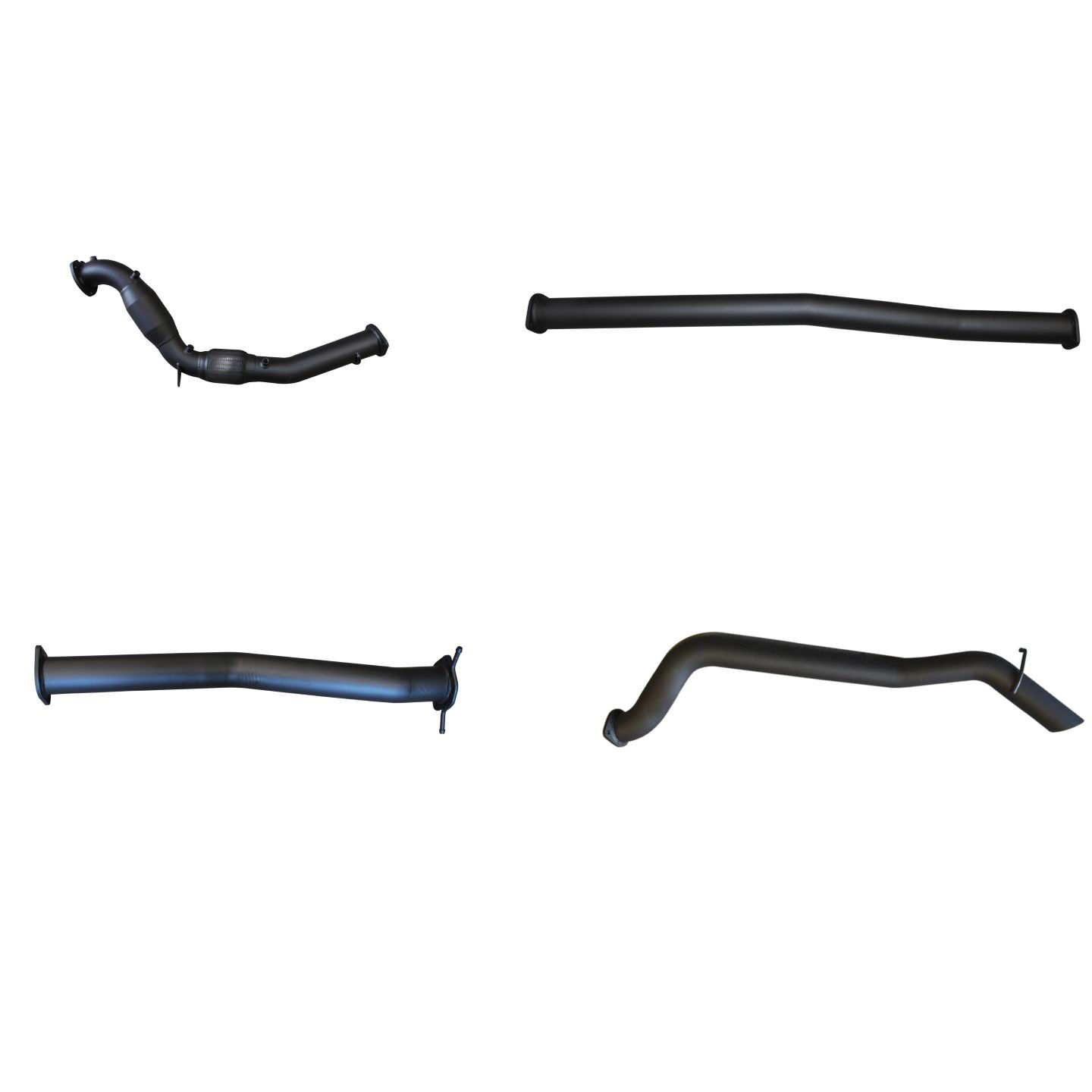 Manta Ford PX2 Ranger 3.2L Turbo Back With Cat & Without Muffler Aluminised Steel image
