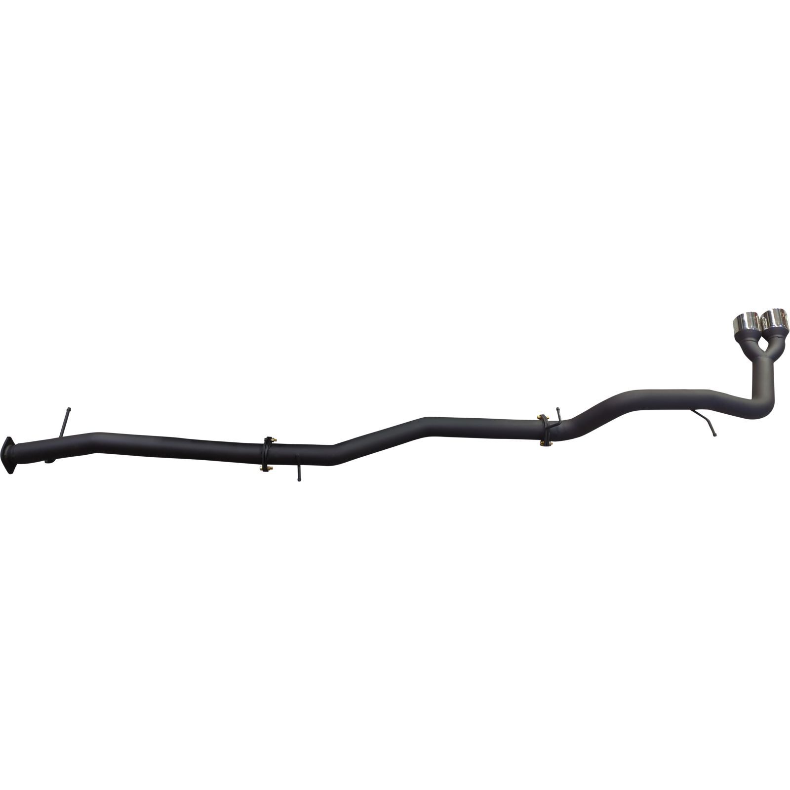 Manta Ford Ranger Next Gen T6.2 4cyl 2.0 Bi-Turbo 3in DPF Back, Twin Tip Side Exit Aluminised Steel image