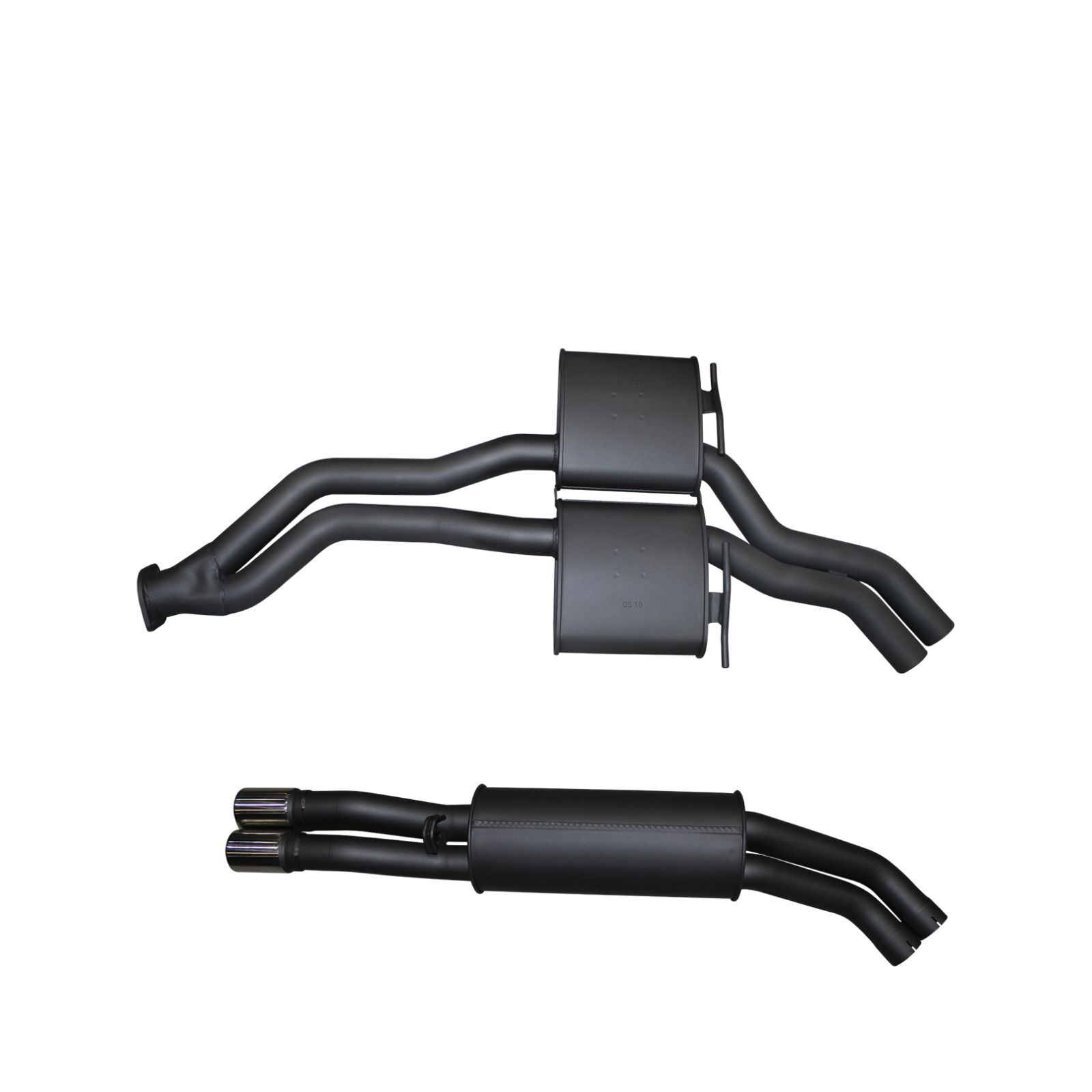 Manta Holden Commodore VP VR VS Sedan 5L V8 IRS 2.5in Catback Muffler Aluminised Steel image