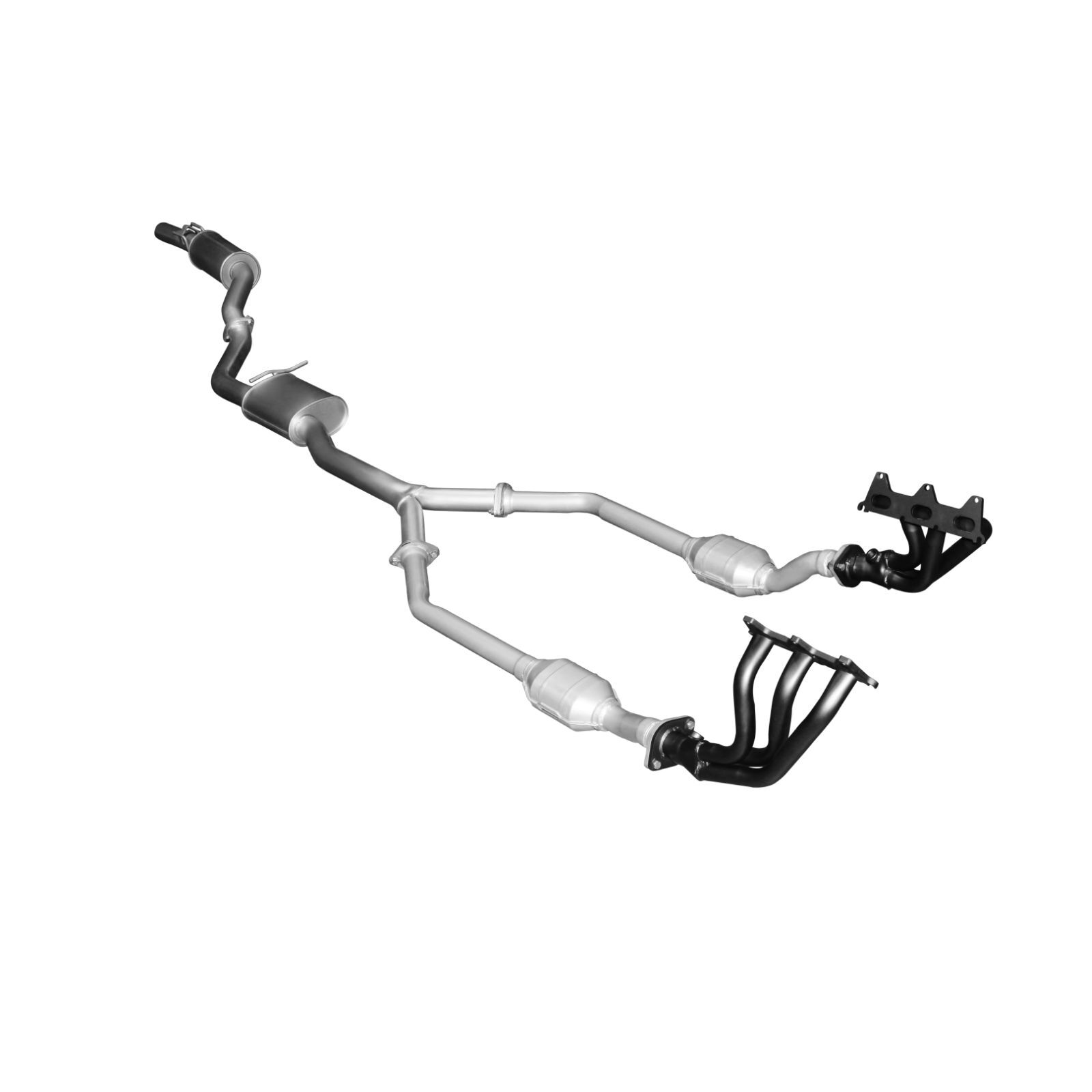 Manta Holden Commodore VZ V6 Sedan 3in With Extractors Muffler/Muffler Aluminised Steel image