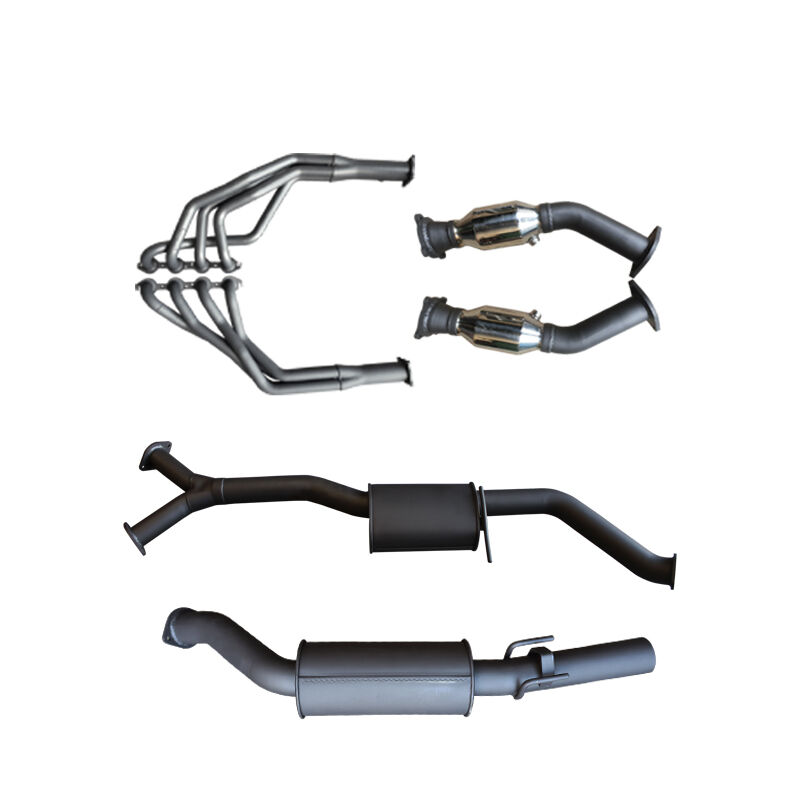 Manta Holden Commodore VT - VZ V8 Sedan 3in Single With Extractors Muffler/Muffler image