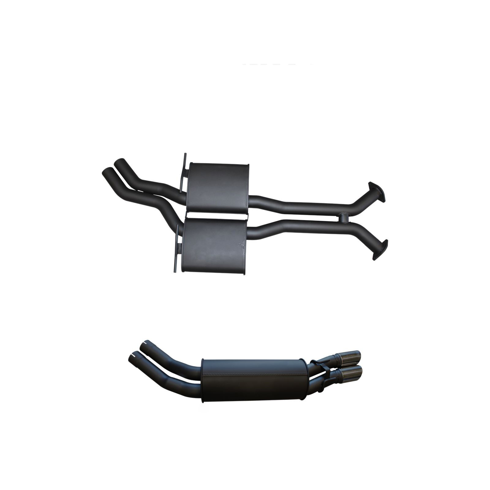 Manta Holden Monaro VX VY V8 2.5in Dual Catback Muffler/Muffler Aluminised Steel image