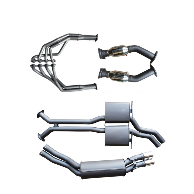 Manta Holden VU VY VZ V8 Ute 2.5in Dual With Extractors Muffler/Muffler image
